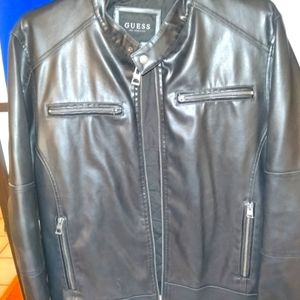 Men's Leather GUESS jacket